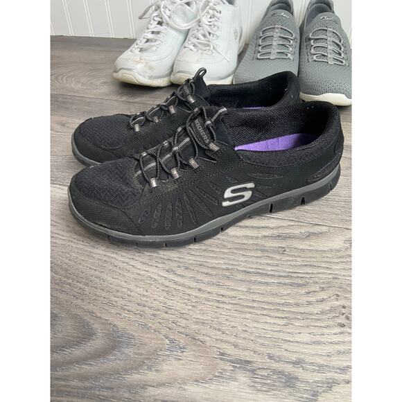 Skechers Sneakers Shoe Bundle Women's 8.5, 4 pairs - atheltic, slip on, comfort - Picture 4 of 9